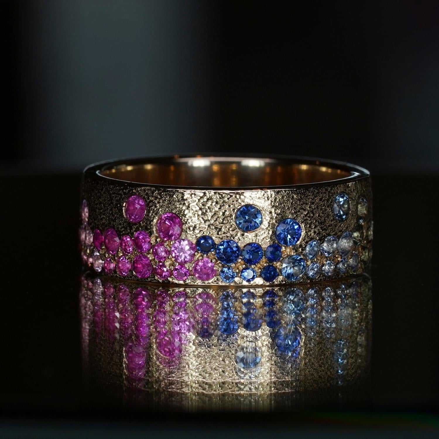 14k Ombre Band